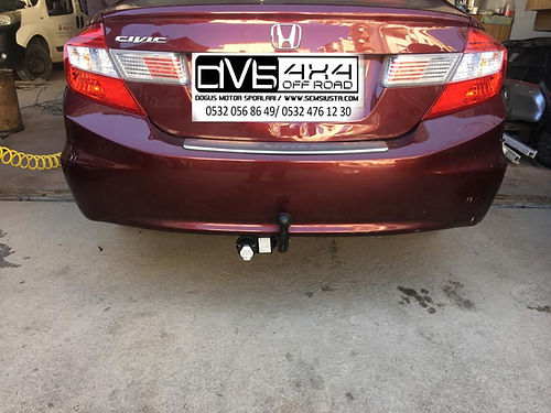 Honda Civic 2015 Çeki Demiri Montajı