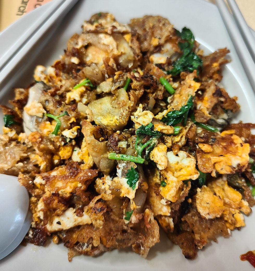 Hougang Fried Oyster and Char Kway Teow Hawker who expertise his "Orh