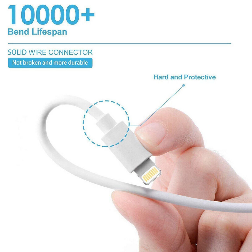 Thumbnail: 3ft USB Cable Charger Cord For iPhone