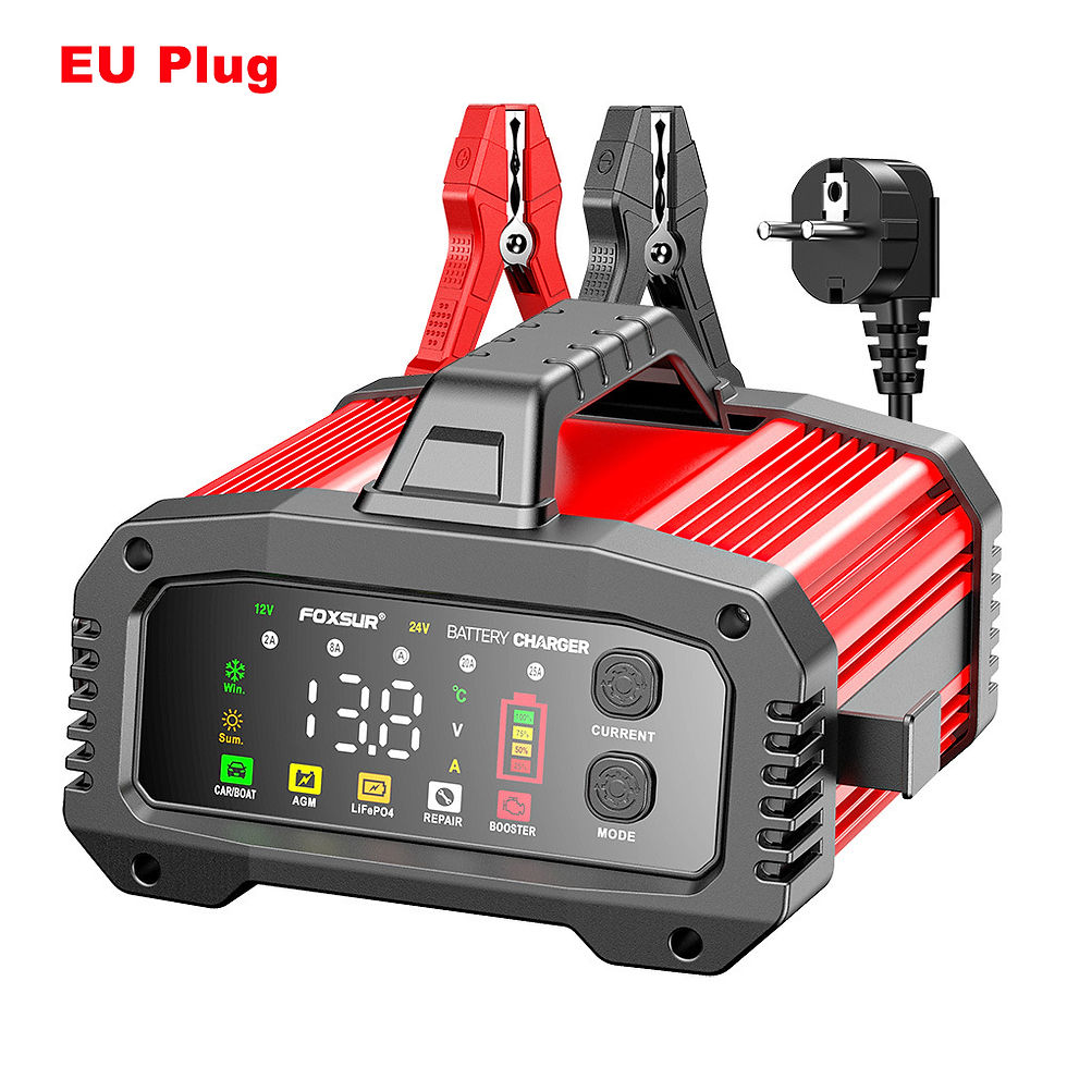 Thumbnail: 15A/24V 25A/12V Automotive Battery Chargers 350W High Power Smart Booster Pulse 