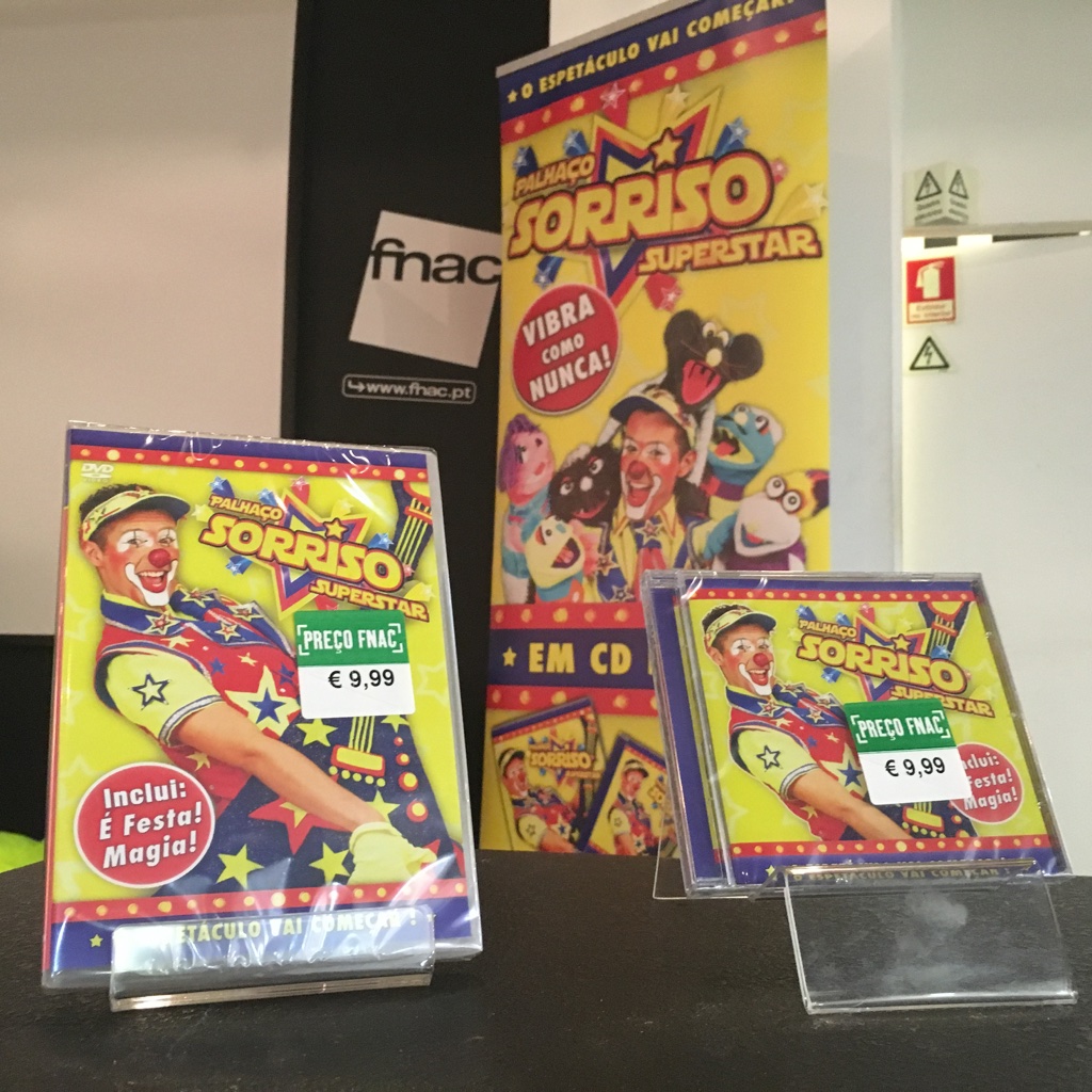 CD e Dvd palhaço Sorriso