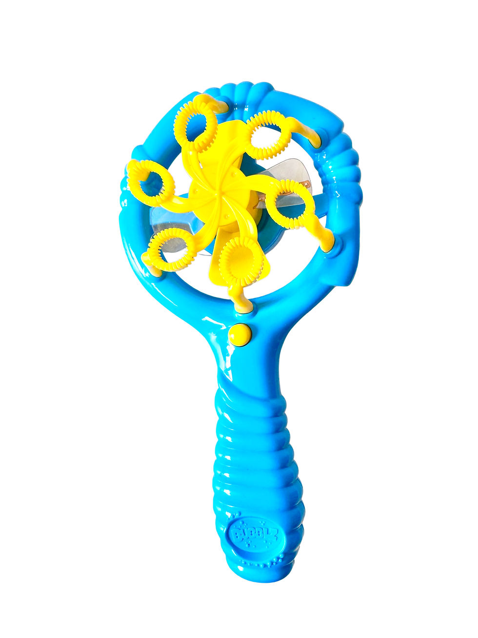 Ventilador de bolhas de sabão Bubblz com 6 aros para crianças