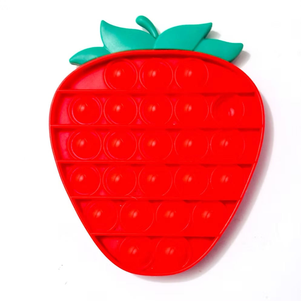 Fidget Pop It Morango – Brinquedo