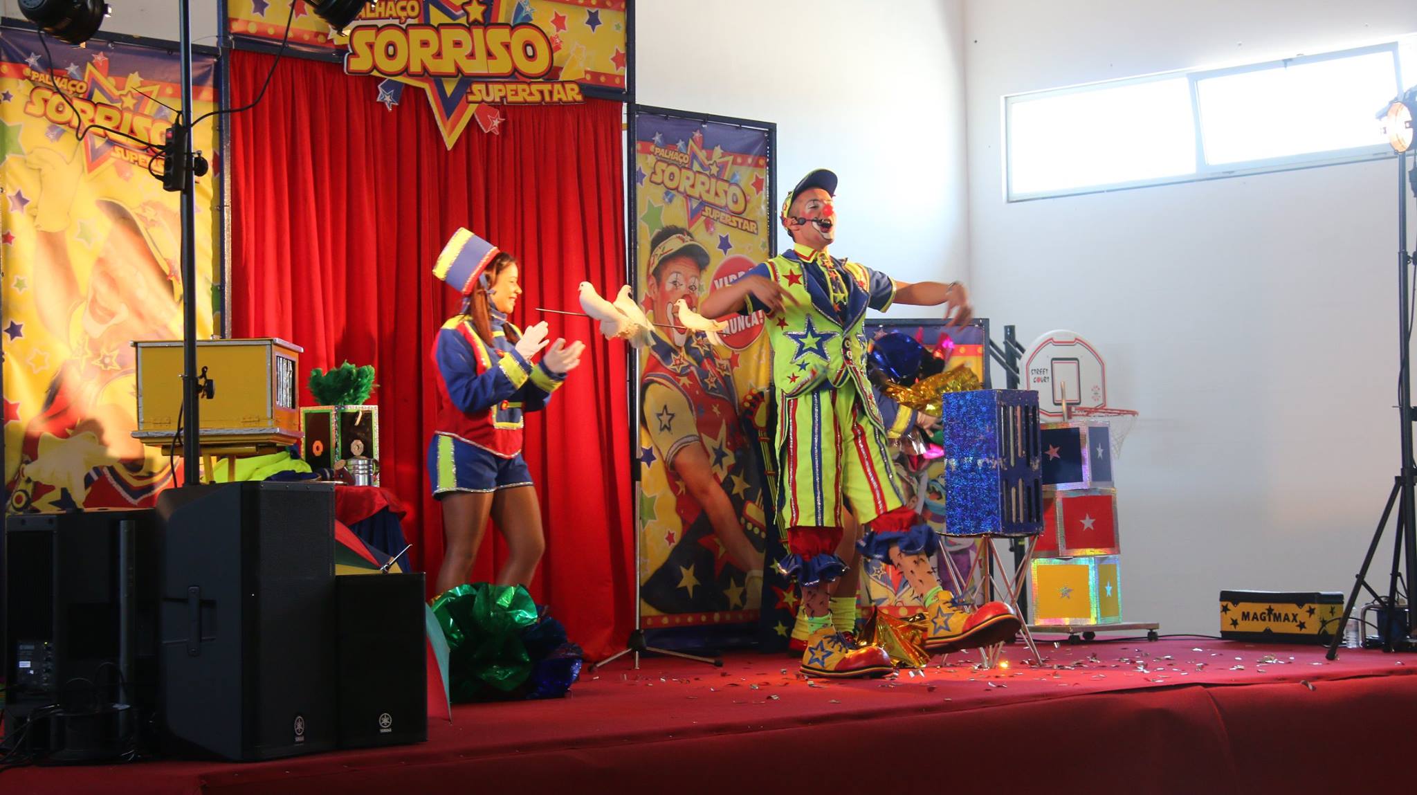 Pombas Amestradas Espetáculo