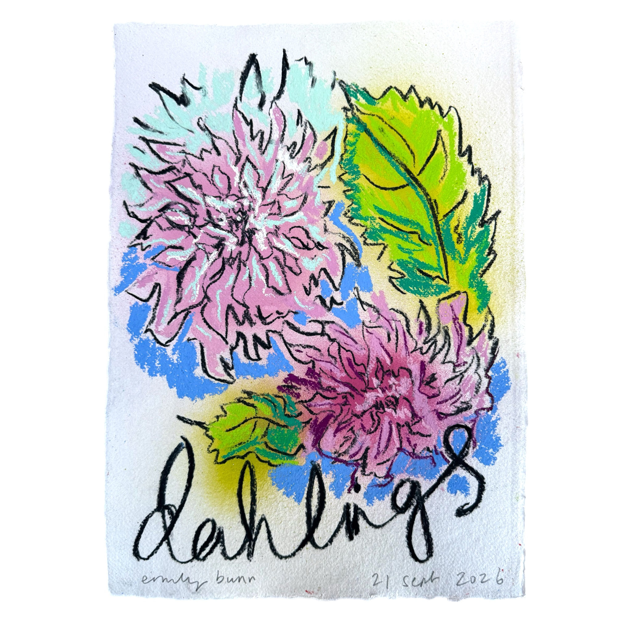 Two Dahhhhhlings II - Pink