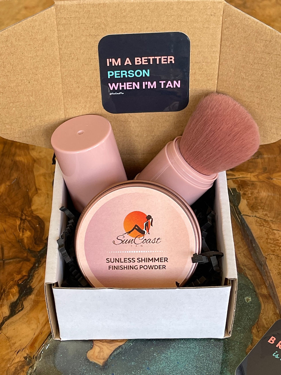 Thumbnail: sunless shimmer tanning powder