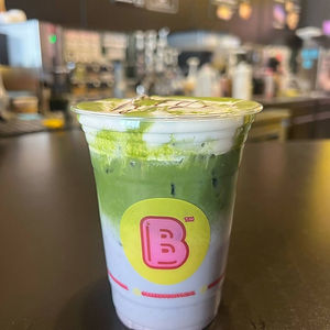 Iced Biscoff Cookie Butter Matcha