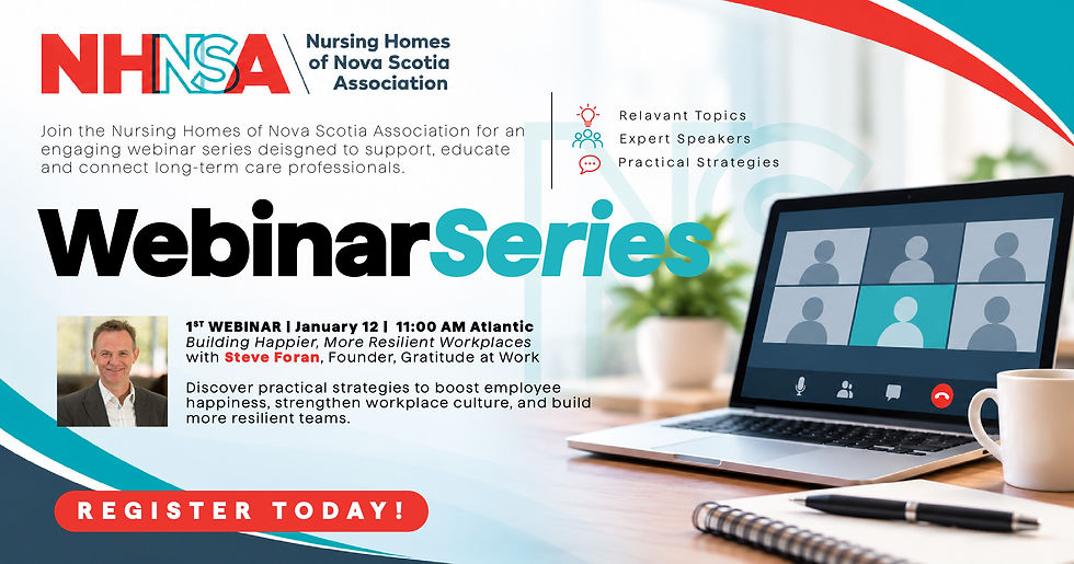 NHNSA Webinar Series - Jan 12, 2027 - Steve Foran
