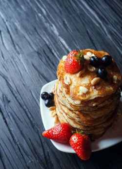 Stacked pancakes