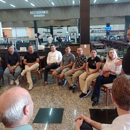 A recepção das lideranças de Sombrio e Gaivota a João Rodrigues