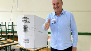Zé Milton vota em Sombrio e aguarda por confirmação da vitória!