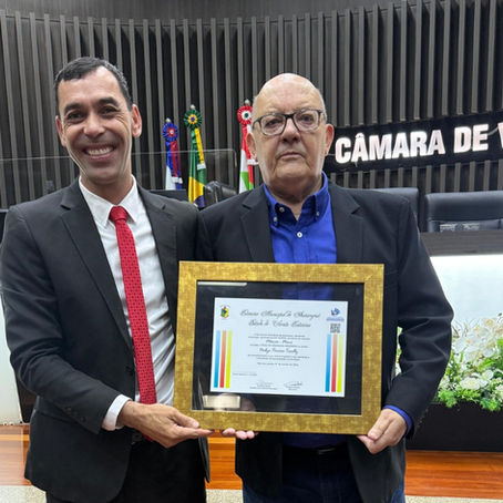 Nubyo Turelly recebe Título de Cidadania Honorária de Araranguá