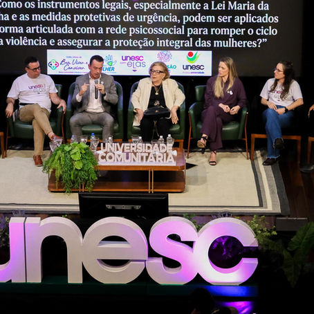 Unesc aborda prevenção à violência contra as mulheres