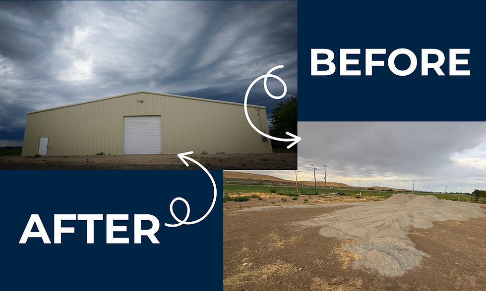 Enclosed Horse Arena