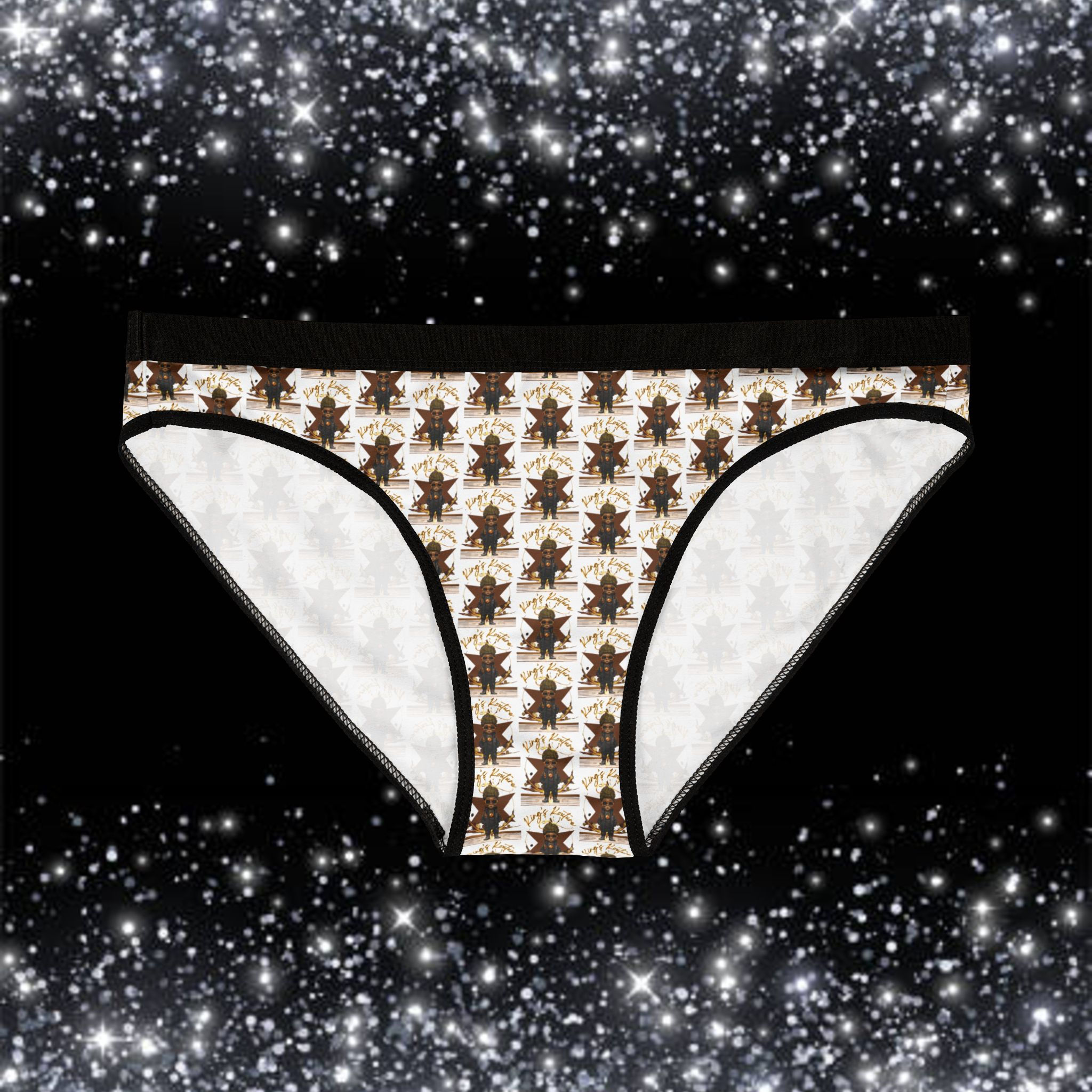 Women's Bikini Underwear — Kings Kouture Pattern All-Over Print