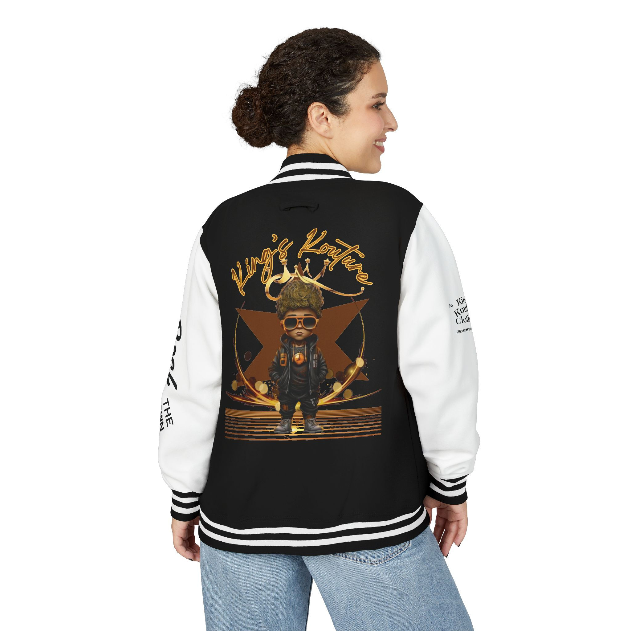 King's Kouture Letterman Jacket