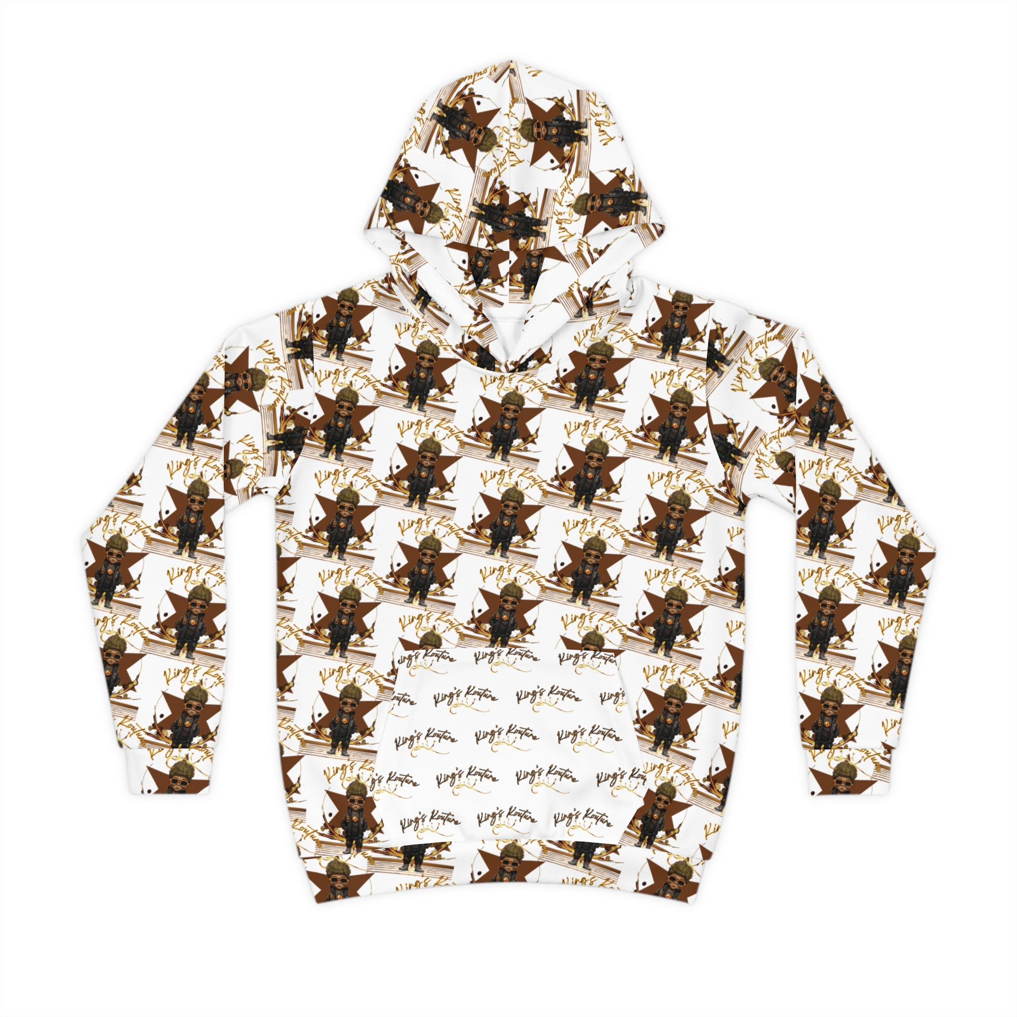 King Kouture Kids All-Over Print Hoodie