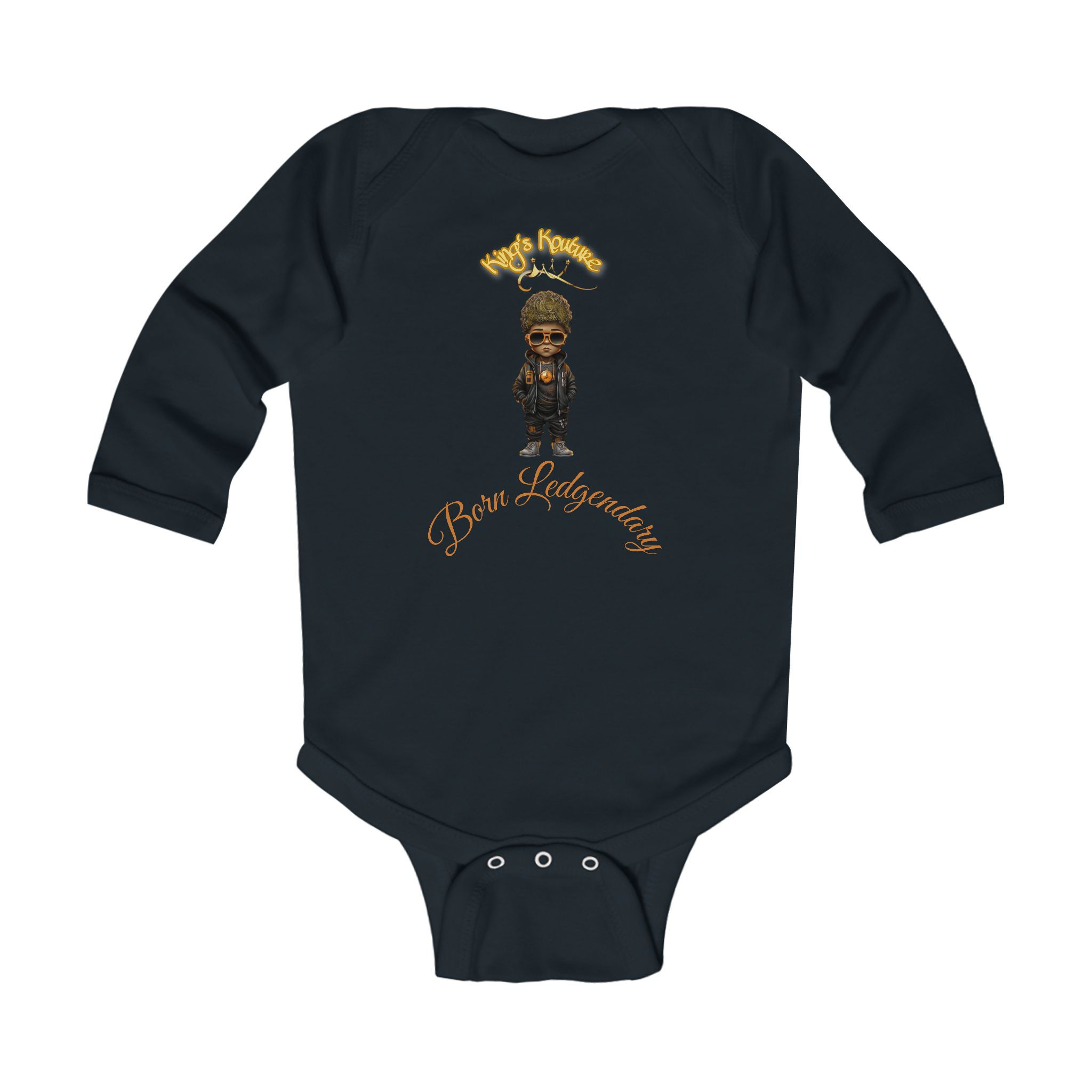Long-Sleeve Infant Bodysuit -Born Legendary