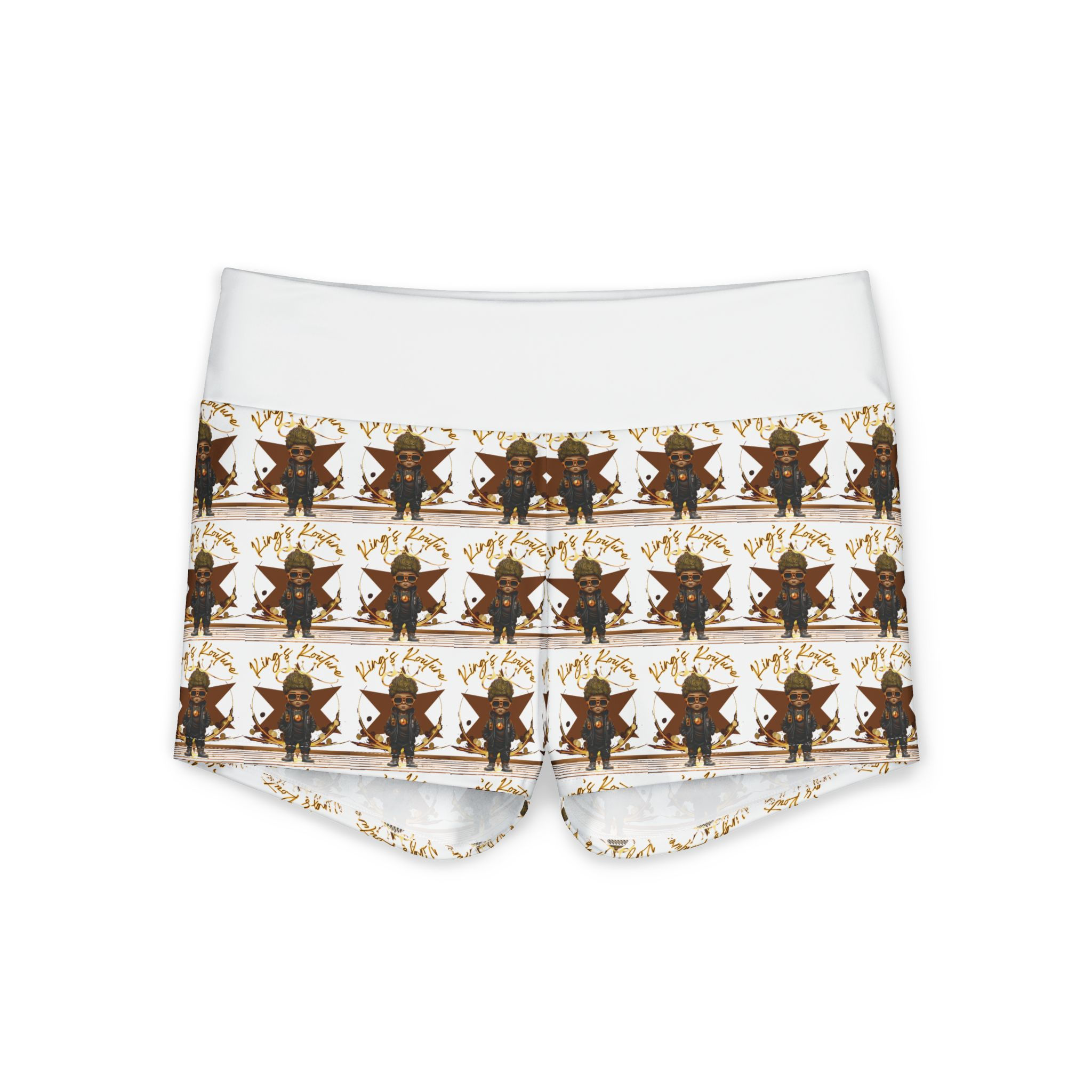 Women'sKings Kouture Yoga Shorts (AOP)