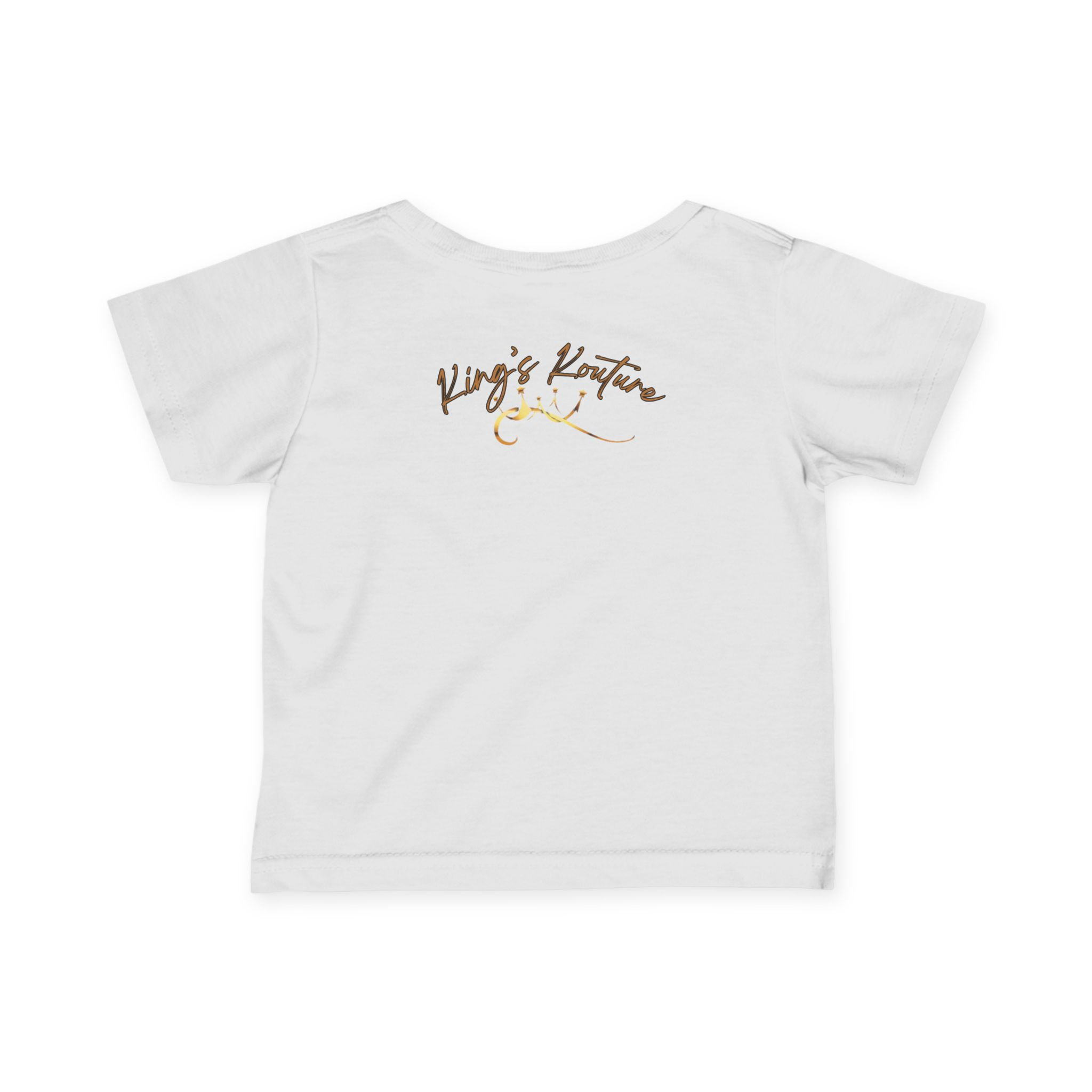 Infant Tee - "King's Kouture" Baby King Graphic Shirt