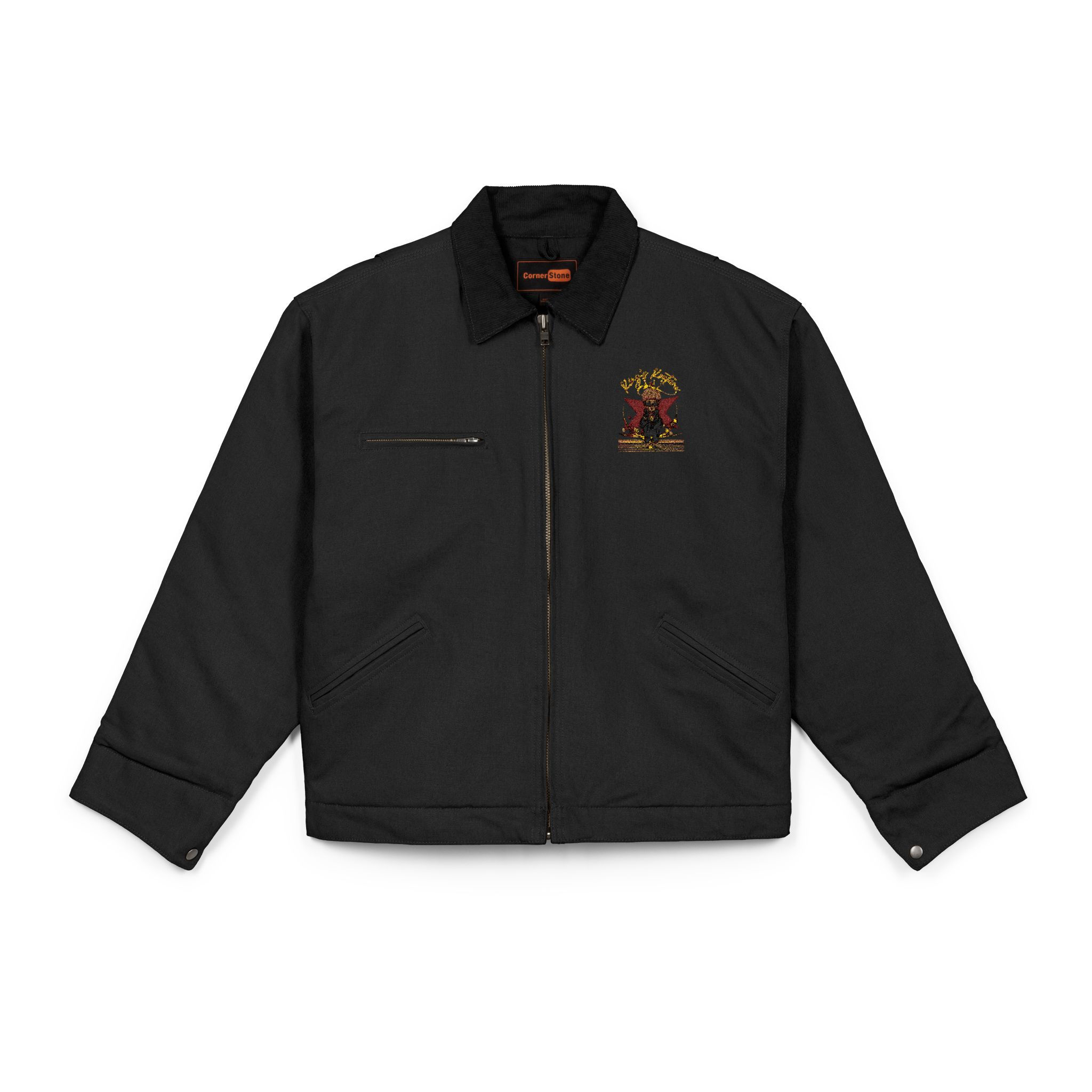 Kings Kouture Unisex Duck Cloth Work Jacket (Embroidered)