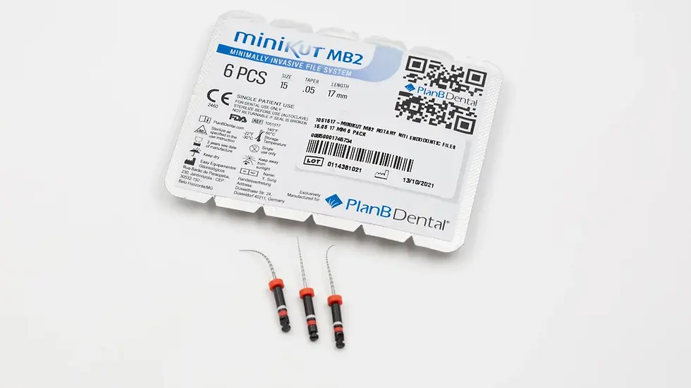Miniatura: miniKUT MB2 Limas NITI Rotatórias Endodonticas (The BlackJack™)