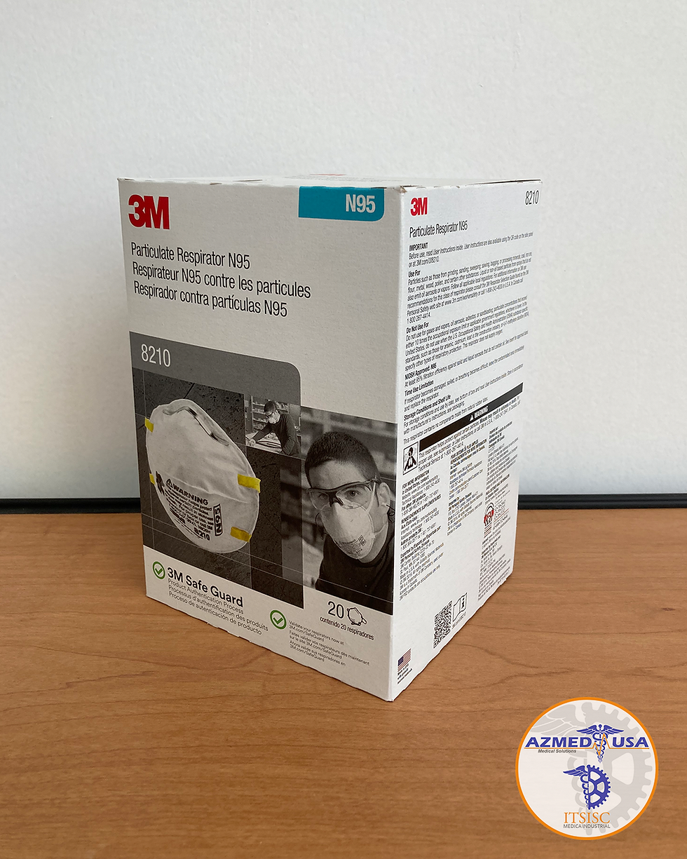 Thumbnail: 3M 8210 N95 Disposable Protective Particulate Respirator Dust Mask (Box Of 20)