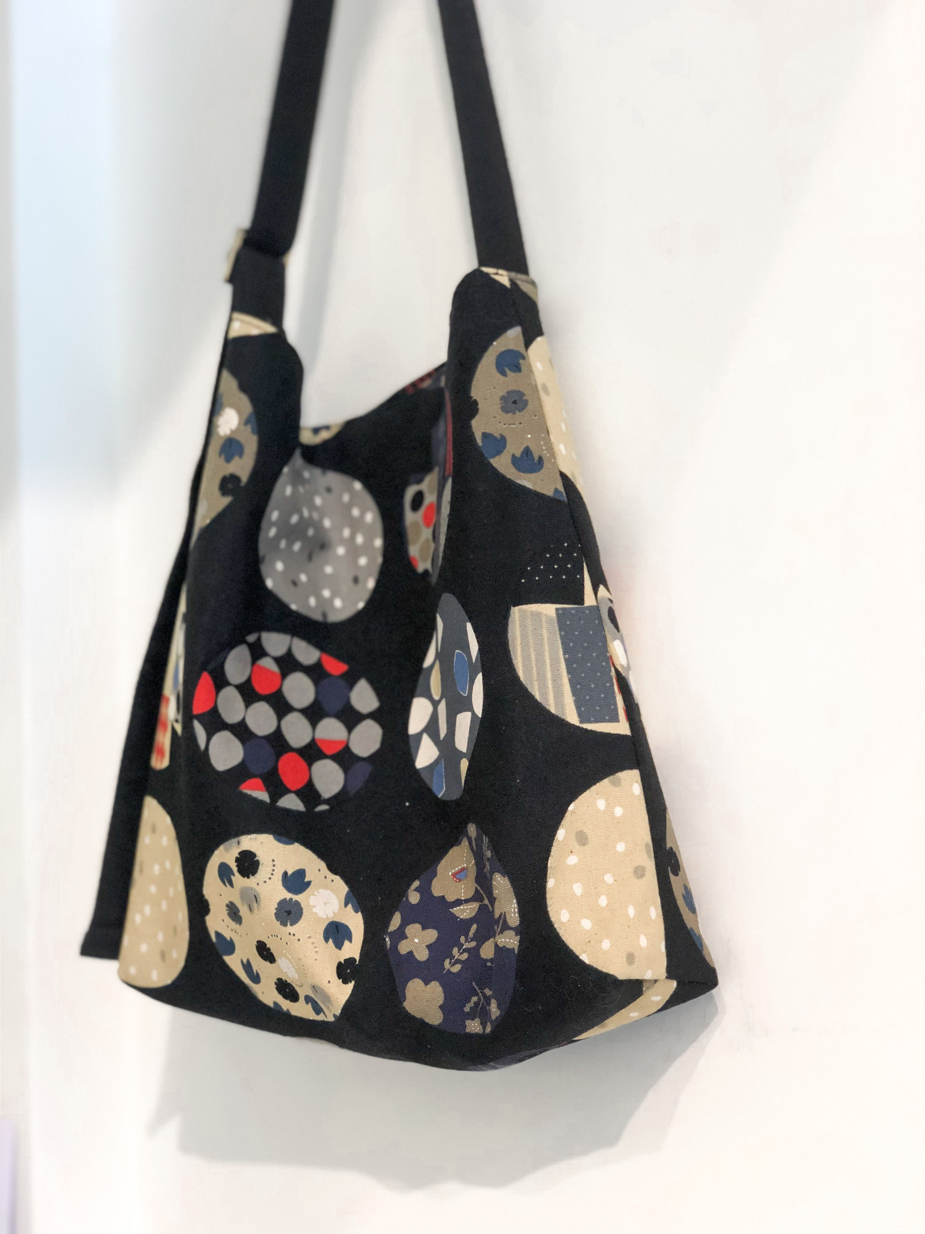 單帶4 Ways Bag - 和風大波點  (預訂約5-7日)