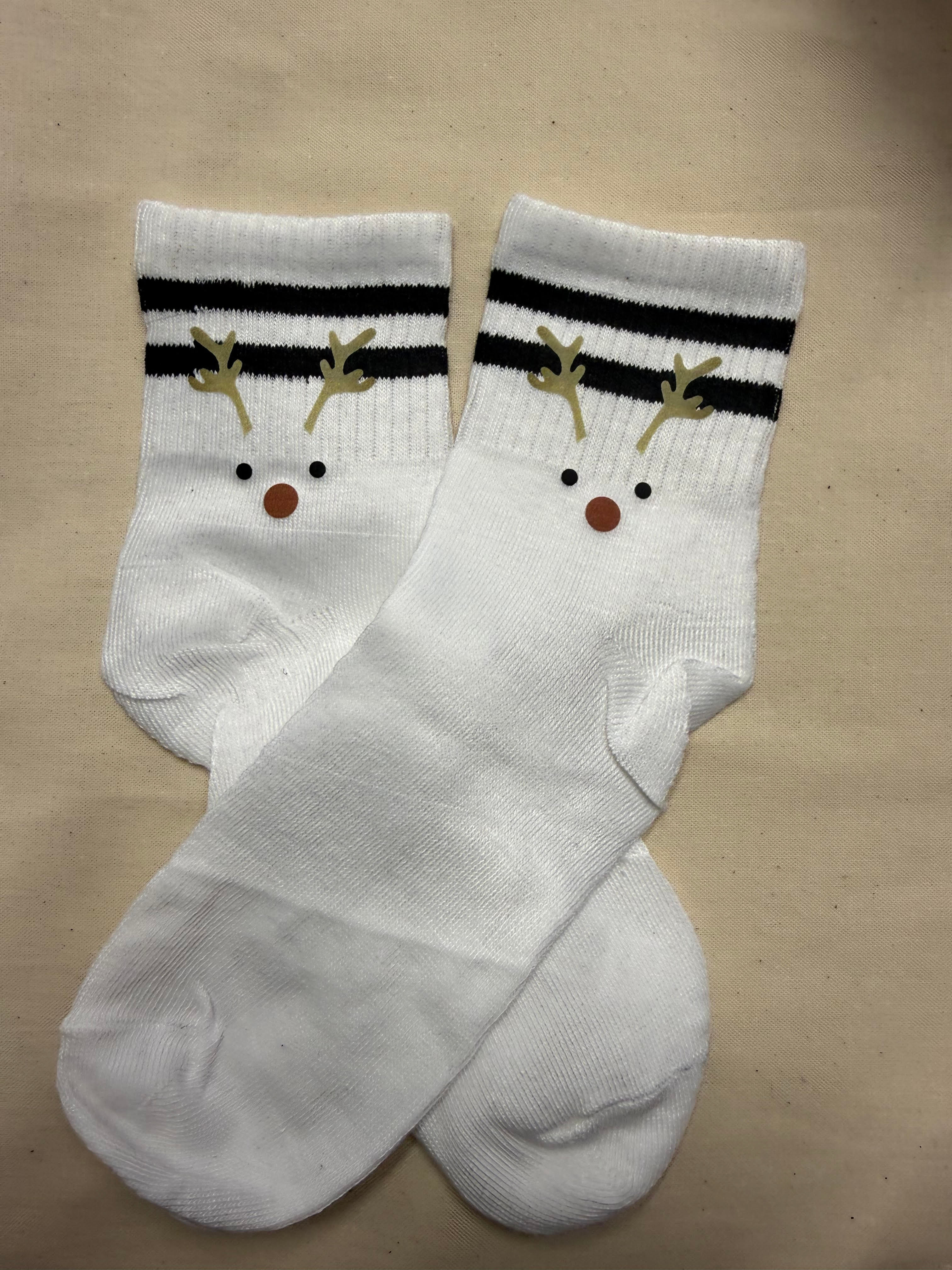 Children's Christmas Socks - Reindeer