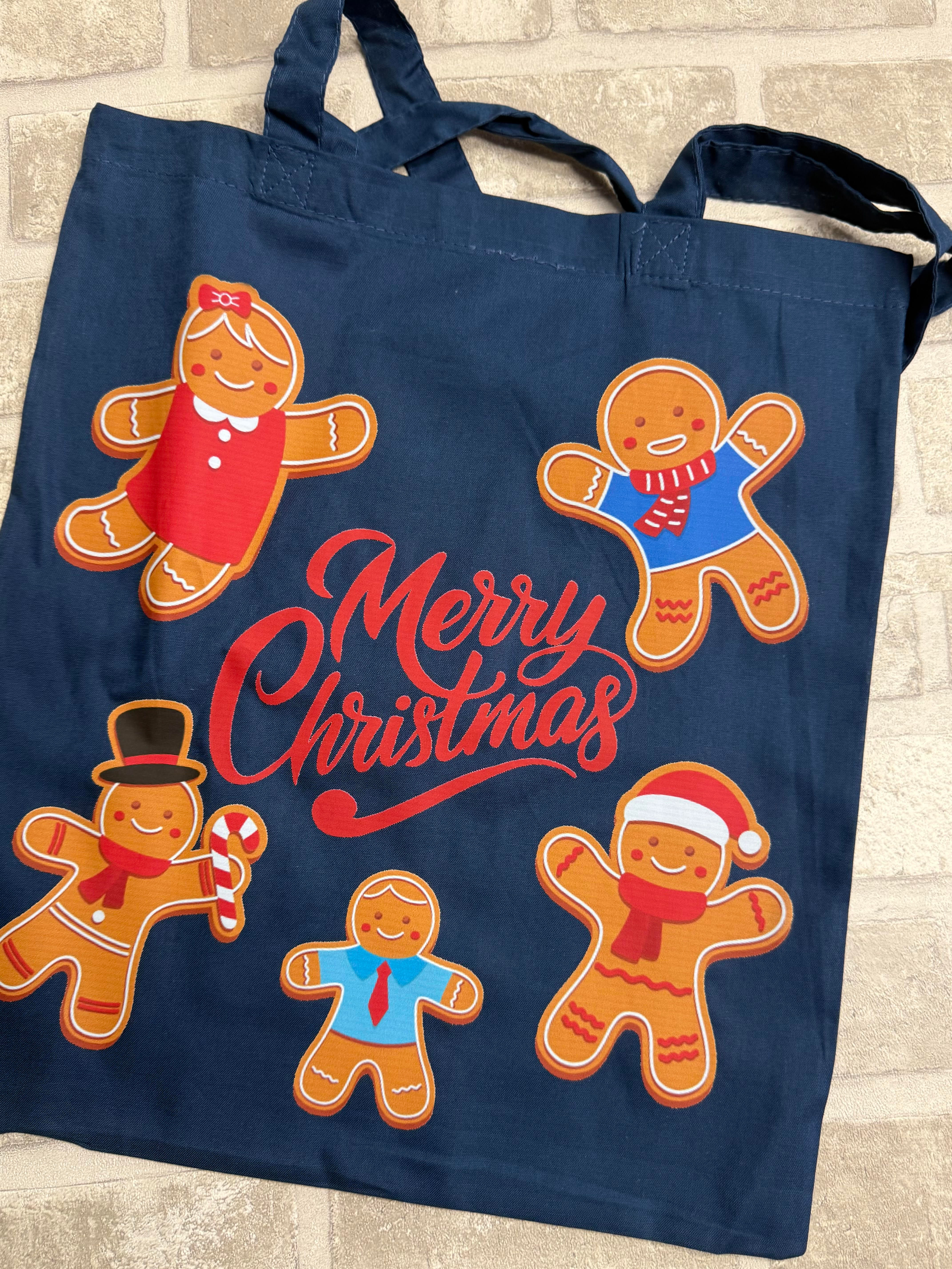 Christmas Tote Bags - Gingerbread Men
