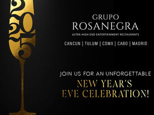 Celebrate New Year's Eve at Chambao: An Unforgettable Dinner in Cancun, Tulum, Mexico City, and Los Cabos
