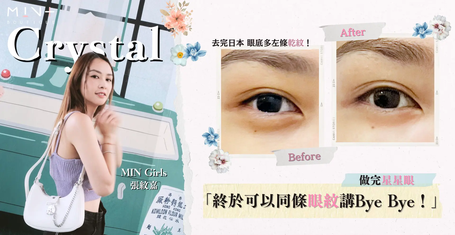 眼紋, 眼霜, 眼霜推薦, 眼霜推介, 魚尾紋, 去眼紋, Min Boutique, Min Boutique 好唔好, 美容院