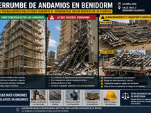 Two workers die after scaffolding collapse in Benidorm