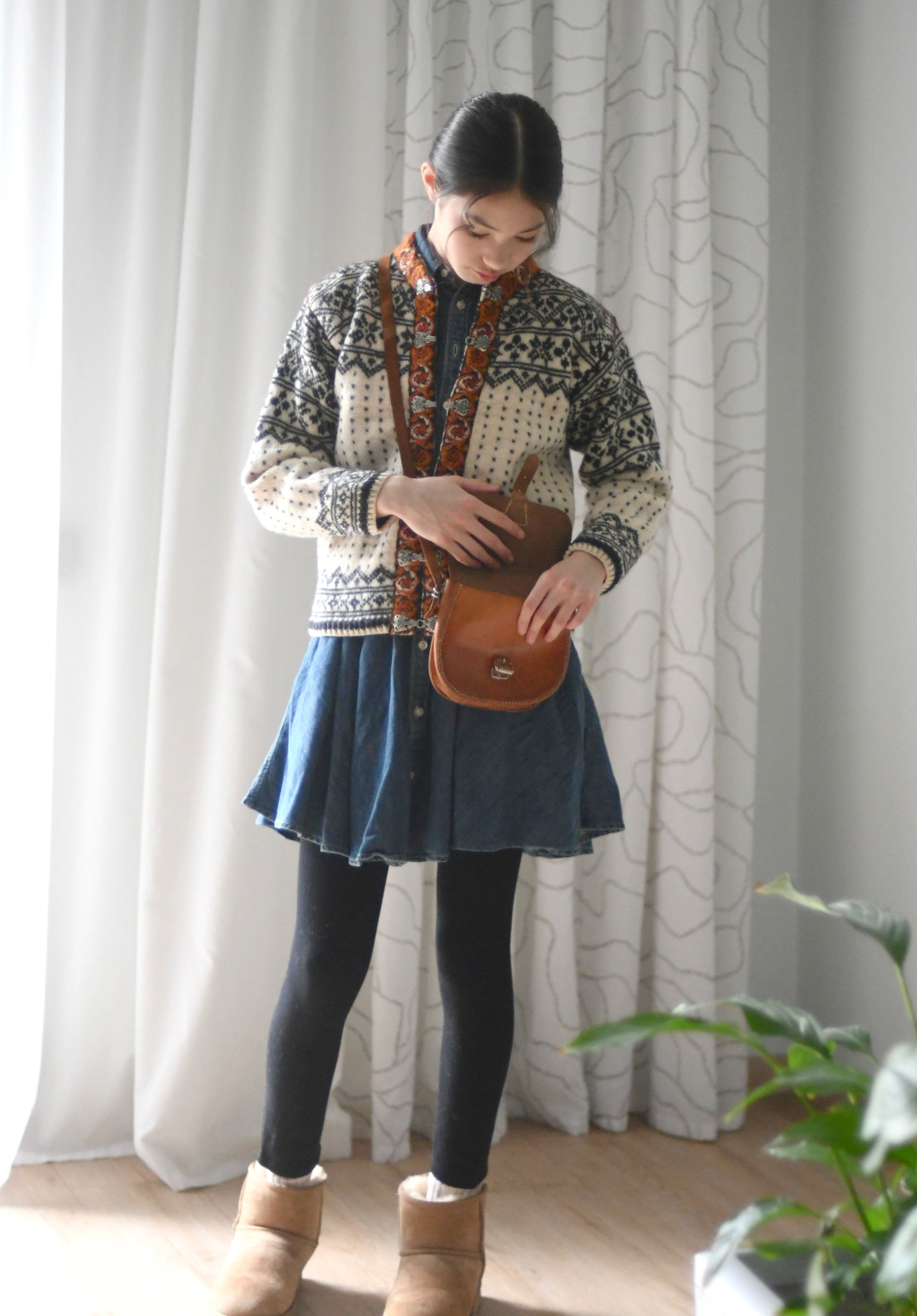 ノルディックカーディガン　XS