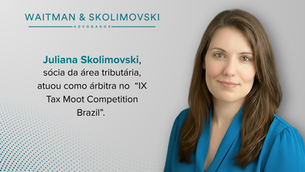 Juliana Skolimovski no “IX Tax Moot Competition Brazil"