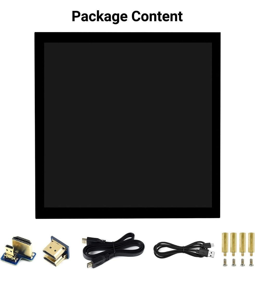 Thumbnail: Waveshare 4inch HDMI for Raspberry Pi 5