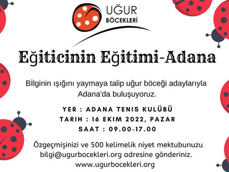 Uğur Böceği  Eğiticinin Eğitimi