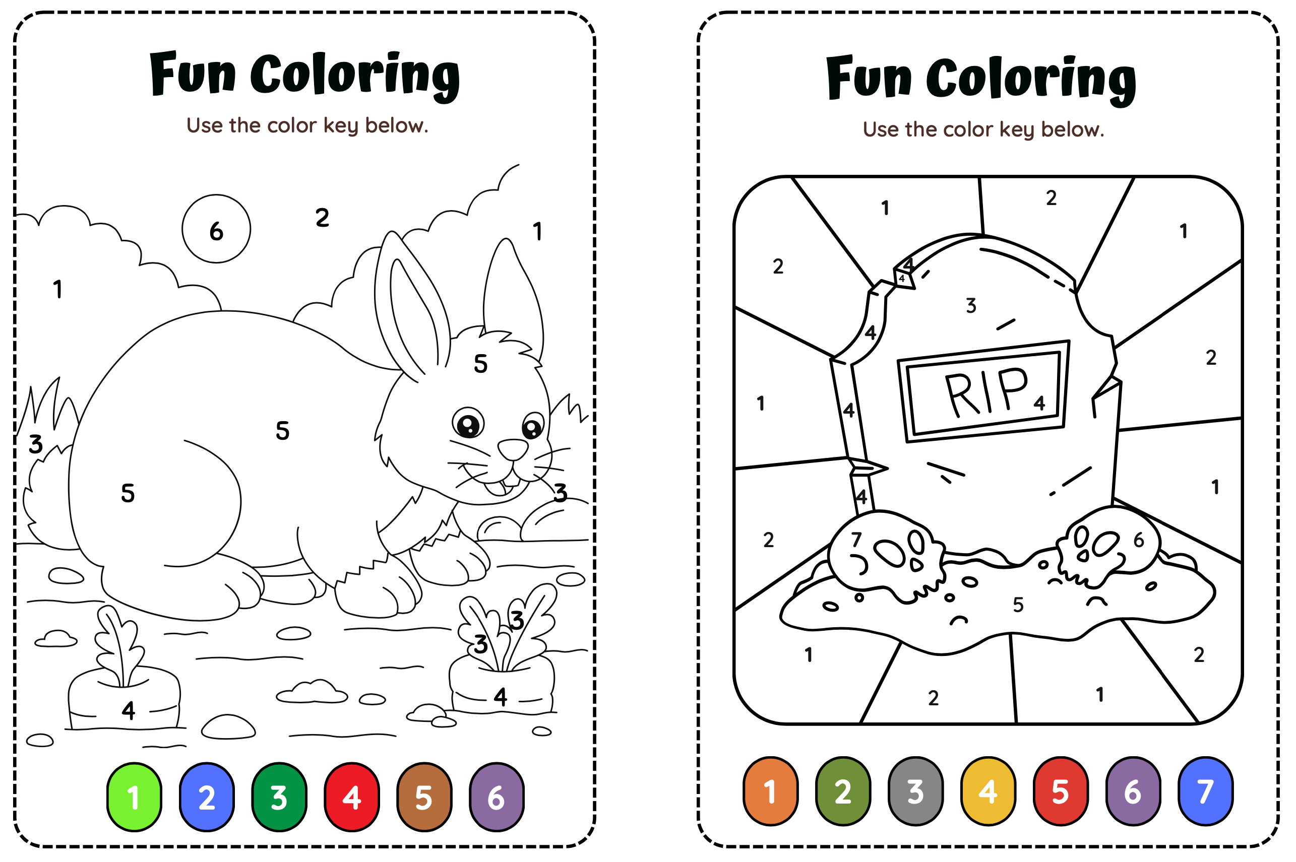 Fun Colouring- 10 pictures