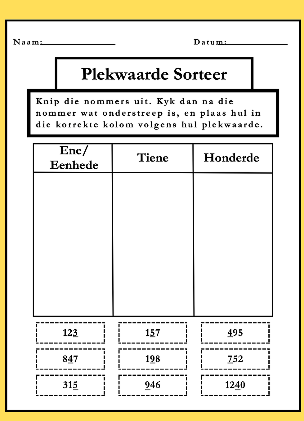 Thumbnail: Plekwaarde/ Place Value