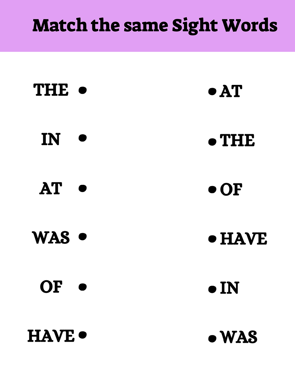 Thumbnail: Sight Words Practice