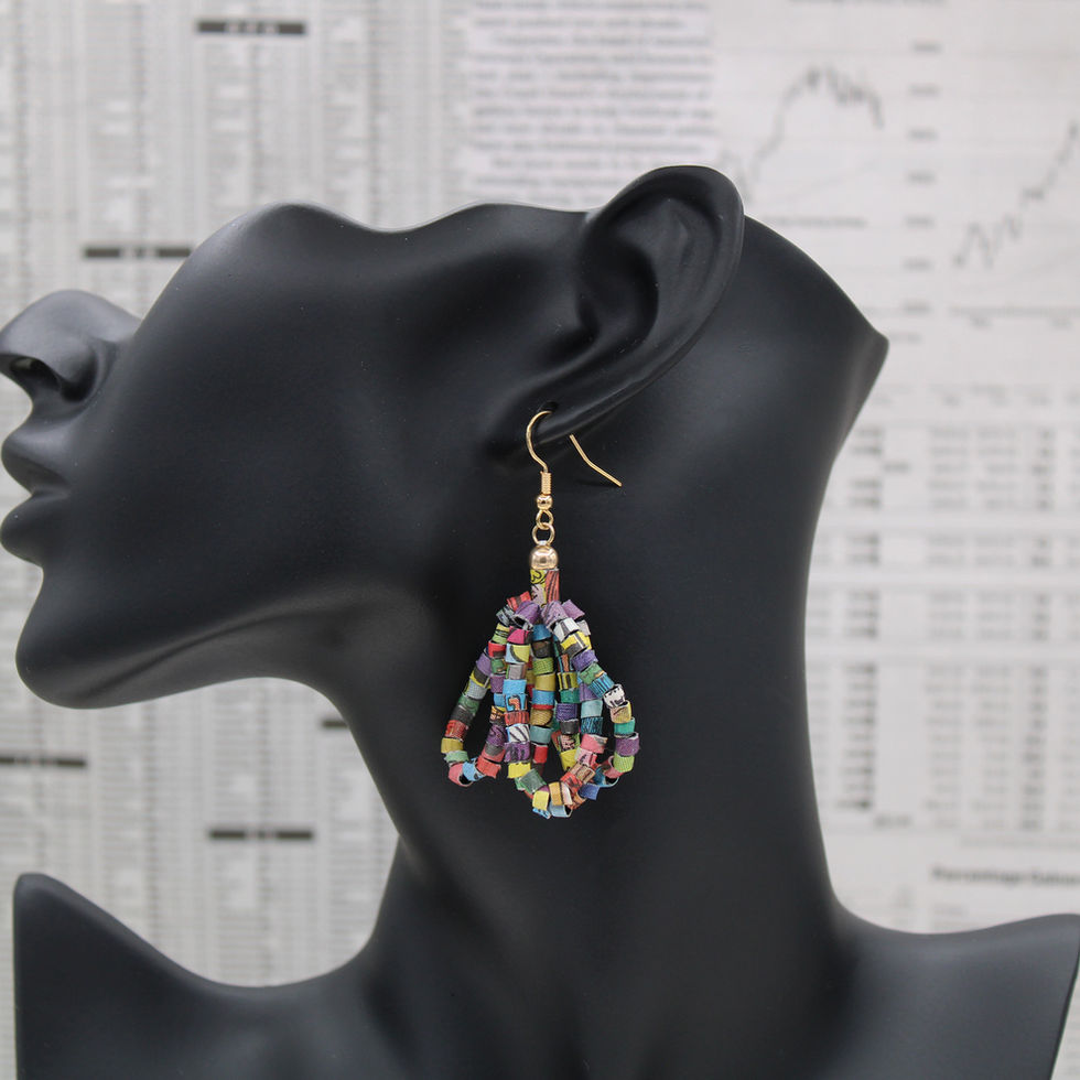 Comic Earrings Newspaperjewelry.com