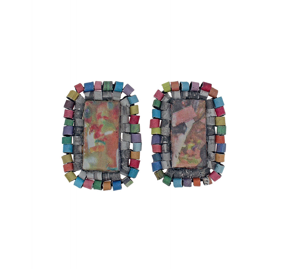 News Headline Photo Earrings Newspaperjewelry.com