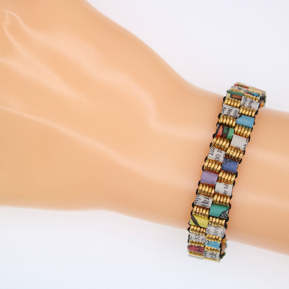 Comic and Stock Listing Bracelet Newspaperjewelry.com