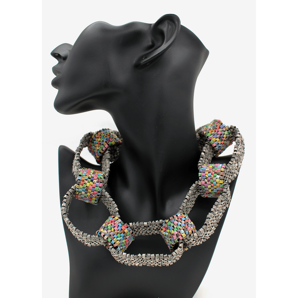 Comic Chain Necklace Newspaperjewelry.com