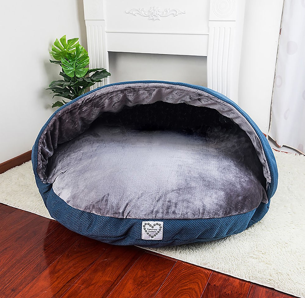 Thumbnail: Memory Foam Mattress Signature 2 in 1 Cave Bed 98cm x 10cm Blue/Grey