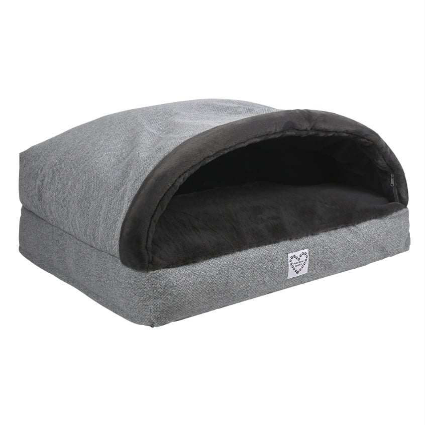 Thumbnail: Luxury Snuggle Bed  77cm x 66cm Grey
