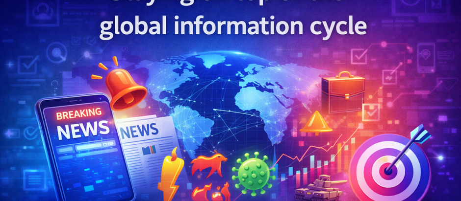Staying on top of the global information cycle