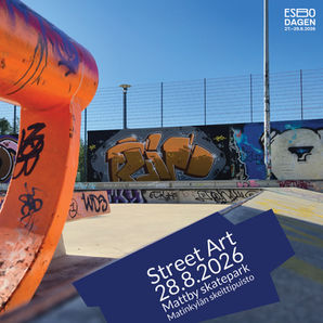 EBUF är med på Street Art under Esbo Dagen 28.8!