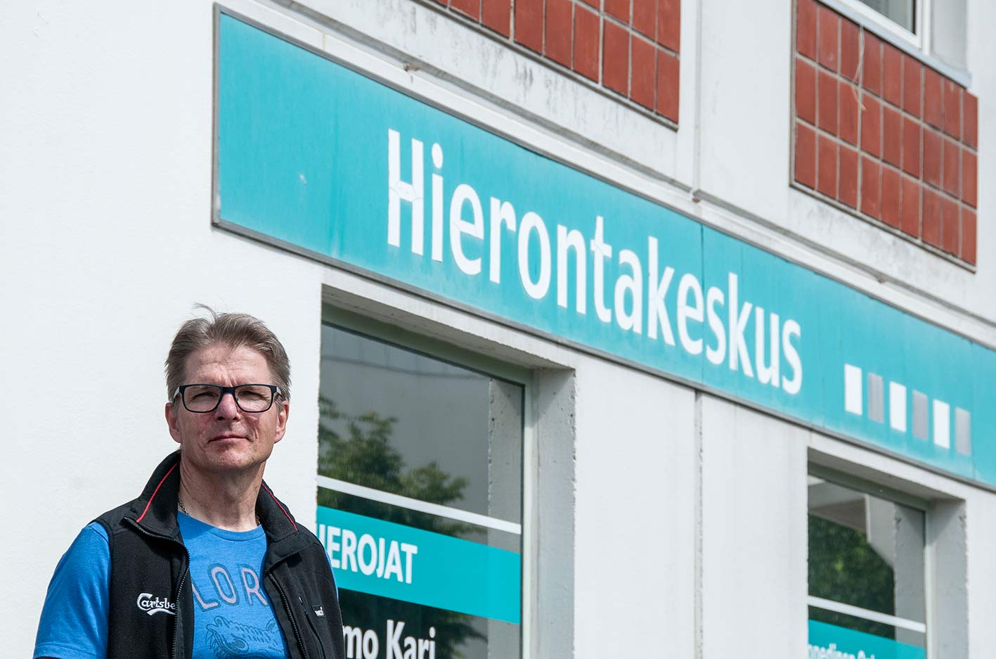 Hierontakeskus sijaitsee Vuoritiellä