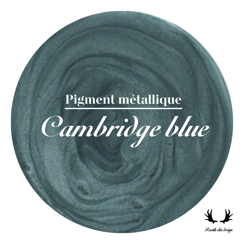 Pigments métalliques Cambridge Blue (Prixunitaire 4oz)